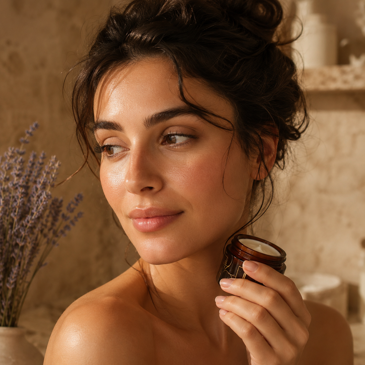 After Body & Face Moisturizer ritual — nourished, luminous skin